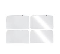 Car Sun Visors 2PCS For Tesla For Model Y Car Glass Roof Sunshade Sun Protection Sunroof Covers Front Rear Skylight Accessories(Red-Brown-Panel)