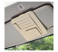 Car Sun Visors Car Sun Visor Storage Bag Card Sunglasses Organizer Holder For Dacia For Duster For Logan For Spring For Sandero Sunshade Car Visor(Beige)