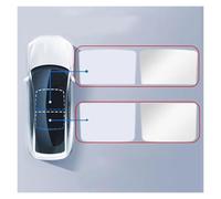 Car Sun Visors For Tesla For Model 3 2021-2024 Highland Ice Cloth Buckle SunShades Glass Roof Sunshade Front Rear Sunroof Skylight Accessories(WHITE)