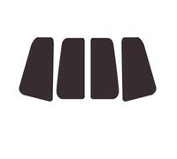 Car Sun Visors For Tesla For Model X 2024 Front Rear Shield Glass Roof Sunshade Skylight Mesh Net Sunroof Blind Shading Sun Shades Visor Car Accessories(4pcs side window)