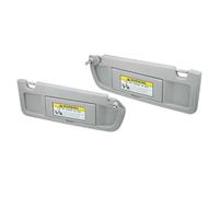 Car Sun Visors Left Right Sun Visor 2* Car Sun Visors Left Driver+Right Passenger Side Fit For Honda Civic EX LX Sedan SI Coupe 2006-2011(Grey)