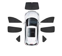 Car Sun Visors Privacy Full Cover Sunshade For Tesla For Model Y 2023 Glass Roof Sun Shade Car Window Sunroof UV Shield Camping Travel Accessories Accessories(7pcs Set A)
