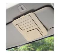 Car Sun Visors Sun Visor Storage Bag Card Sunglasses Organizer Holder For Nissan For Patrol Y62 For Skyline For Altima For Frontier J10 Sunshade Car Visor(Beige)