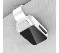 Car Sunglasses Holder for Jaguar F-Type/F-PACE/E-PACE, 1 PCS ABS Anti-Slip Protects Eyewear Lenses Visor Ticket Card Case Organizer Practical Interio,A