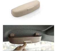 Car Sunglasses Holder Glasses Case For Ford Fiesta MK7 2011-2017, Sunglasses Case Glasses Holder ABS Glasses Case Storage Box Stowing Tidying Interior Accessories,C/Beige