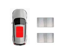 Car Sunroof Sunshade Suitable 2X For Mercedes For Benz GLC X253 2016~2022 2019 Heat Insulation Sun Protection Car Sun Visor(Silver)