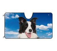 Car Sunshade Cover Border Collie Car Windshield Sun Shade Foldable Cover Windscreen Blocks Uv Rays Sun Visor Car-Cover For Trucks, Suv, Gift S