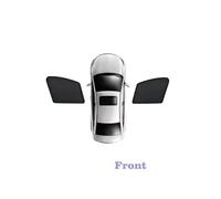 Car Sunshade Cover Car Magnetic Sunshade Windshield Curtain Side Window Sun Shade UV Protection For MG For ZS MK1 For ZX For ZST For Astor 2017-2024(2*Front)