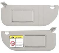 Car sunshade Inner Left Right Side Sun Visor With Makeup Mirror For Citroen C2 C3 For Elysee 2014-2017(Set)