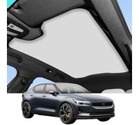 Car Sunshade Roof Curtain for Polestar 2 2020-2025, Foldable Nano Ice-Crystal Heat Insulation Glass Roof Shade, Anti-UV & Sag-Free Roof Sunshade Sun Shield