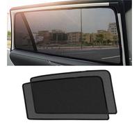 Car Sunshade Side Windows for Jeep Renegade 2014-2018 2019 2020 2021 2022 2023+, Magnetic Sunshade Curtain Heat-Insulated Breathable, Protects Passengers And Children,2PCS Rear Side