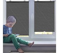 Car Sunshade, Universal Retractable Curtain Window Roller Sun Shade Blind Protector, Automatic Rolling Blinds, Sun Protection, Thermal Insulation Curtains, 2 PACK (2Pcs 40x125cm)