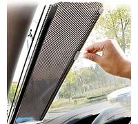 Car Sunshade, Universal Retractable Curtain Window Roller Sun Shade Blind Protector, Automatic Rolling Blinds, Sun Protection, Thermal Insulation Curtains, 2 PACK (2Pcs 68x125cm)