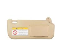 Car Sunshades Car Inner Left/Right Sun Visor Panel Sunvisor With Makeup Mirror For Toyota For Corolla E160 E170 2014 2015 2016 2017 Car Shades(Beige right)