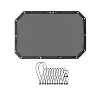 Car Sunshades Car Roof Sunshade Mesh Sun Shade Cover For Jeep For Wrangler JK & Unlimited 2 Door 4 Door 2007-2018 Car Styling Black Window Sunshades