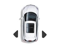Car Sunshades Car Side Window Sunshade For Tesla For Model Y 3 Highland 2024 With Suction Cups Front Rear Windshield Privacy Frameless Window Car Shades(Y Triangular)