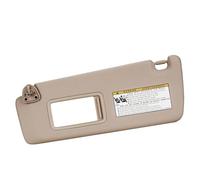 Car Sunshades Car Sun Visor With Mirror UV Blocking Gray Left Right For Toyota For Highlander 2004-2007 74320-48260-A0 74310-48220-A0 Car Shades(Beige Left)