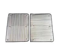 Car Sunshades For Byd For Atto 3 For Yuan For Plus For MG For ZS EV 2pcs Car Sunroof Sunshade Heat Insulation Cover Windscreen Sun Shade Protection Aluminum Foil(A)