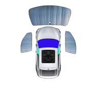 Car Sunshades For Jazz For Fit/VTi-S RS GK GH 2013~2020 Car Skylight Sunshade Side Window Windshield Sun Shade Protector Parasol(3PCS)