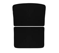 Car Sunshades For Tesla For Model For S 2016-2025 Skylight Sun Shades Roof Sunshade UV Ray Protection Foldable Sunroof Window Ice Crystal Cloth Mesh(Old MS 2pcs Black)