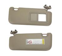 Car Sunshades For Toyota For Auris For Corolla 2010-2013 Car Sun Visor With Mirror Grey Beige Left Right Side Driver Passenger Side Interior Car Shades(Beige 1 Set)