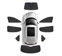 Car Sunshades Kit for VW Atlas 2017-2025, Window Covers for Side Front Rear UV Block and Blackout Privacy Accessories,8 PCS Full
