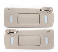 Car Sunshades Sun Shield Board For Chevy For Silverado For Suburban For Tahoe 2007-2014 Beige ABS Lights Makeup Sun Visor 22850306 22850310 Car Shades(2Pc)