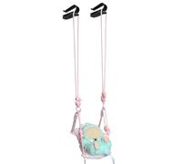 Car Swing Set with 2 Clips for 17cm Dolls for Car Visor Fittings Car Ornament for Blind Box Doll Fans,Collectors (Pink)