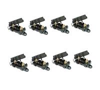 Car Switch Amp Wiring Kit Wire Terminal Auto Fuse Block Fuse Block for 1 Mega- Backup Car Kits Fuse Block for 1 Mega-backup Base Terminal Strip Fuse Holder Bolt Top M8 Car Kit Protected circuits (Col