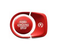Car Switch Cover Compatible with Benz for G GLE GLS Class G463 G500 W167 X167 GLE450 for AMG GLE53 2020 Car Engine Start Stop Button Ring Trim Cover Sticker(Red)