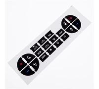 Car Switch Cover Compatible with Chevrolet for Suburban 1500 2500 1 Pcs Car AC Dash Climate Control Panel Button Kit Repair Sticker with 19-Key