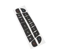 Car Switch Labels Compatible with Megane for Master for Scenic III Air Conditioning Control Panel Button Repair Sticker Peeling Button Repair Decals