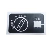 Car switch stickers Compatible With A3 8L 1996 1997 1998 1999 2000 Car Repair High Grade Vinyl Light Switch Sticker Dashboard Button Sticker Firm