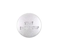 car Switch Stickers Compatible with Land for Rover for Discovery 4 2010 2011 2012 2013 2014 2015 Car Engine Start Stop Push Button Switch Sticker Cover(Silver)