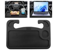 Car Table Steering Wheel,Double Sided Car Steering Wheel Table,Multifunctional Car Tray,Portable Laptop Holder,Vehicle Seat Mount for Working,Food Eating Drinking Desk,Universal for Most Vehicles