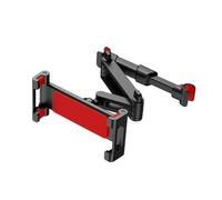 Car Tablet Holder for Back Seat - Lockable iPad Mount Stand with Foldable Clip & Thick Case Support, Headrest Phone Holder for Kids, Travel Car Accessories for Long Trips (Red)