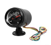 Car Tachometer Gauge Meter,Pointer Tacho Tachometer Gauge Meter, LED Light Rev Counter Display, Red LED Illuminated Needles,2" 52mm