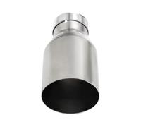 Car Tail Exhaust Pipe 1 Pcs Exhaust Nozzle Stainless Steel Matte Single Pipe Car 57mm 60mm 63mm For GTI For MK7 Tailpipe Muffler