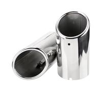 Car Tail Exhaust Pipe 2pcs Car Exhaust Tip Muffler Pipe Cover For A4 For B8 For A3 For A1 For Q5 For 2011 2012 2013 2014 2015