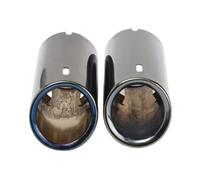 Car Tail Exhaust Pipe 2pcs Car Exhaust Tip Muffler Pipe Cover For A4 For B8 For A3 For A1 For Q5 For 2011 2012 2013 2014 2015