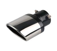 Car Tail Exhaust Pipe Auto Shark Belt Net Tail Throat Modified Exhaust Pipe Nozzle Stainless Steel Silenced Silver Black Stra