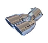 Car Tail Exhaust Pipe Exhaust Tip Double Outlet Muffler Tail Pipe Universal Car Accessories Nozzle For ix35 For Kia Throat