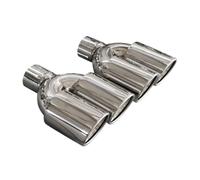 Car Tail Exhaust Pipe Stainless Steel Exhaust Tip Universal Car Modification Auto Muffler Modify Double Outlet Engine Parts