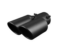 Car Tail Exhaust Pipe Universal Car Auto Exhaust Muffler Tip Stainless Steel Dual Pipe Trim Modified Rear Tail Throat Liner Most Cars