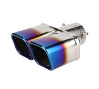 Car Tail Exhaust Pipe Universal Stainless Steel Exhaust Tips Dual Outlet Car Tip Muffler Tail Double Pipe Tube Accessories