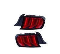 Car Tail Light For Ford For Mustang 2015-2020 1 Pair LED Tail Light Assembly Tail Lights With LED Dynamic Turning Rear Taillights(Red,Red Turning)