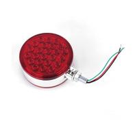 Car Tail Light For Volvo For Truck 48 LED Round Turn Signal Marker Lights Car Trucks Trailers Lorry Double Side Lamp Scania Mirror Indicator(1pc)