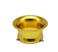 Car Tail lights 63mm For 34 36 38 40 42mm Competitive Moto Modified Carburetor Air Filter Cup The Wind Cup Color Horn Cup Aluminium Trailer Lights(Gold)