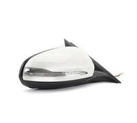 Car Tail lights Car Accessories Side Mirror Assembly For Mercedes For Benz For C-Class W205 2015-2020 White Right Without Blind Spot Door Wing Mirrror Tail Brake Indicator(Only right 16 pins)