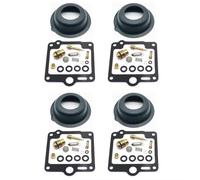 Car Tail lights Motorcycle Carburetor Float Bowl Gasket Repair Kit Plunger Diaphragm For XJ900F 58L 1986-1990 For XJ 900F 900 F XJ900 Trailer Lights(4 SET A)